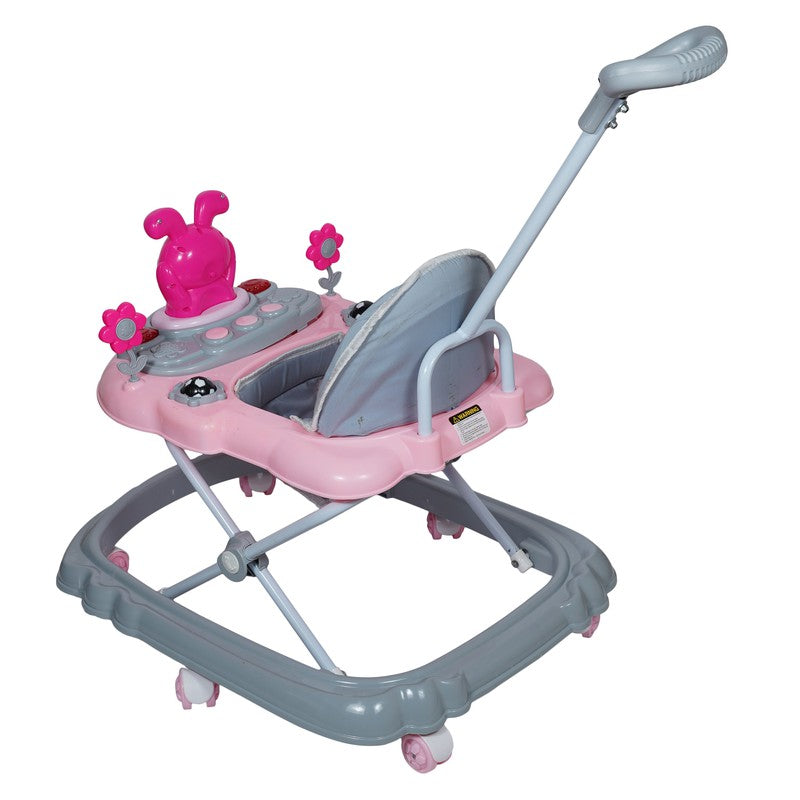 Musical Activity Walker With Parent Rod (Pink)