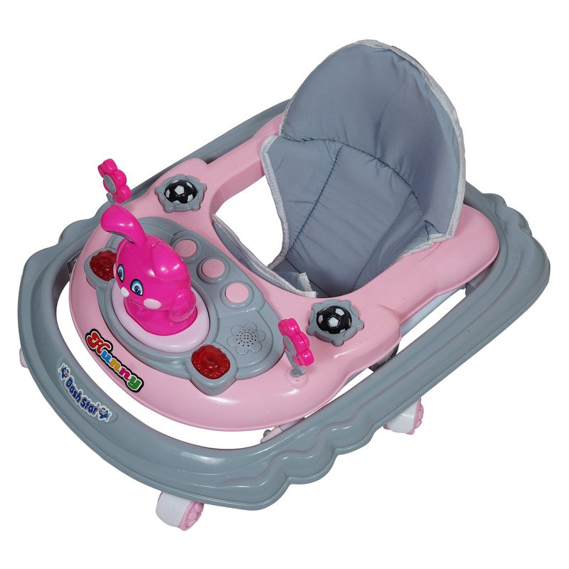 Musical Activity Walker With Parent Rod (Pink)