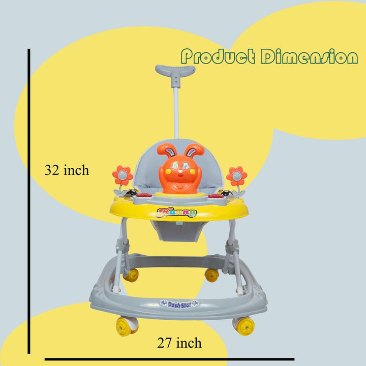 Musical Activity Walker With Parental Control Rod (9 Months to 1.5 Years) | COD Not Availavle