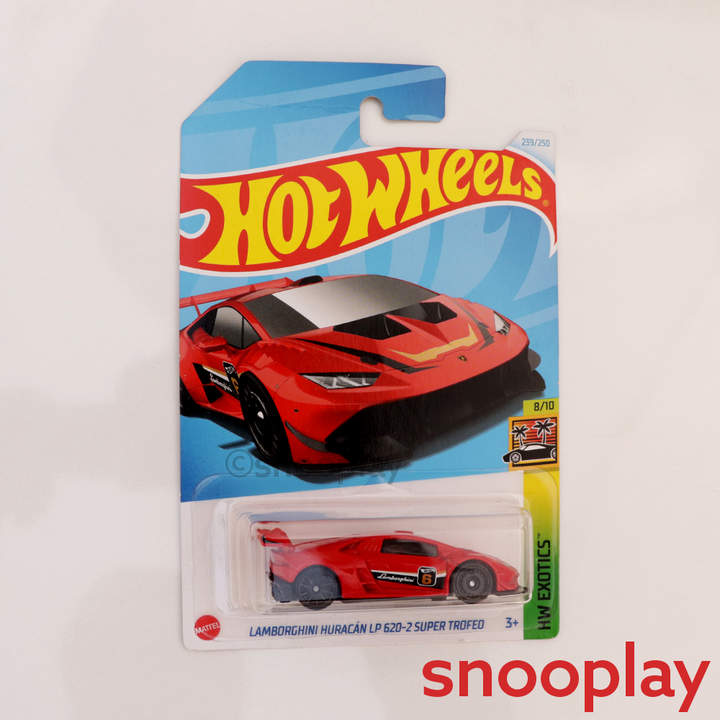 Set of 5 Hot wheels [HW 228] - Lamborghini Huracan LP 620-2 Super Trofeo, Birthday Burner, Aston Martin DB4GT High-Speed Edition, 98 Subaru Impreza 22B-STi Version & Ford Mustang Dark Horse | COD Not Available