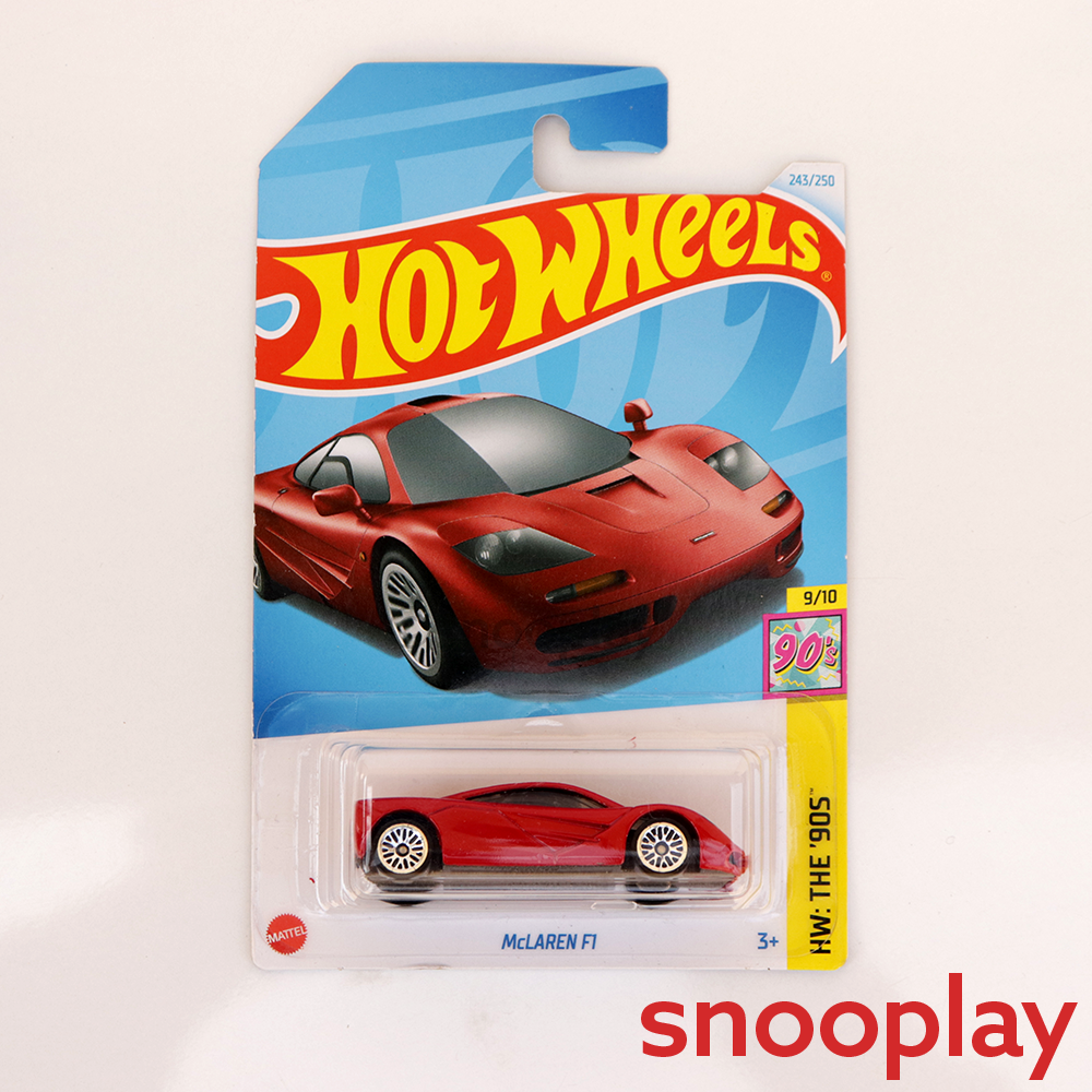 Set of 5 Hot wheels [HW 222] - '90 Acura NSX, '70 Dodge Charger, Dragtor, McLaren F1 & '69 Mercury Cougar Eliminator | COD Not Available