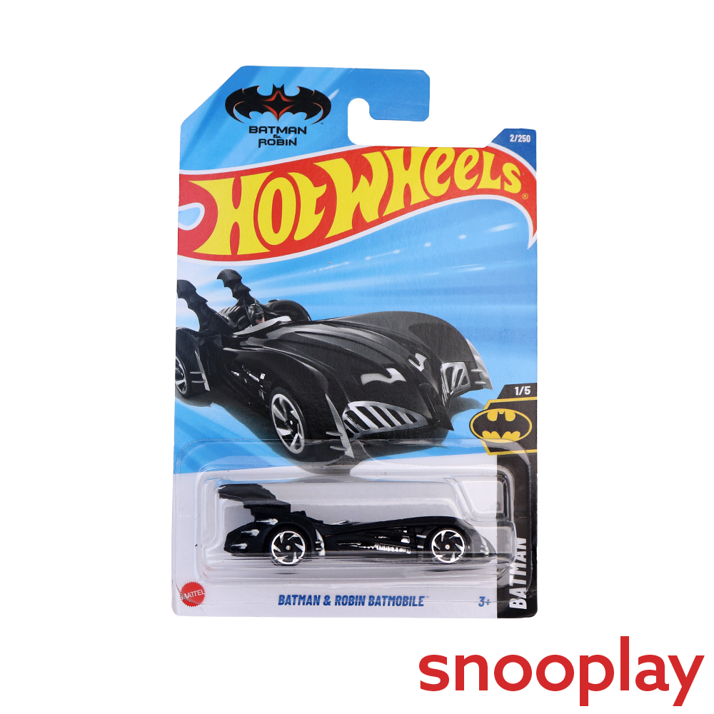 Set of 6 Hot wheels [HW 245] - '98 Subaru Impreza 22B-STi Version, Batman & Robin Batmobile, Retro-Active, Morgan Super 3, McLaren F1, VW T3 Custom