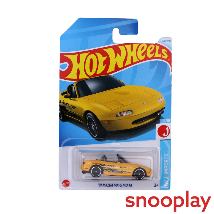 Set of 6 Hot wheels [HW 246] - Bogzilla, KEI Swap, Max Steel, '90 Acura NSX, Alfa Romeo GTV6 3.0, '91 Mazda MX-5 Miata