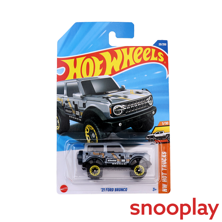 Set of 5 Hot wheels [HW 250] - Custom '53 Chevy, Speed Dozer, '83 Chevy Silverdo, '21 Ford Bronco, Kick Kart