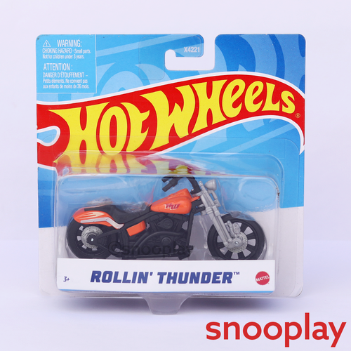 Hot Wheels Rollin' Thunder Diecast Bike