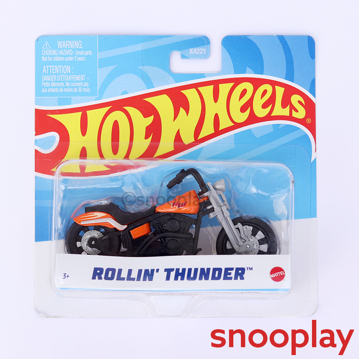 Hot Wheels Rollin' Thunder Diecast Bike