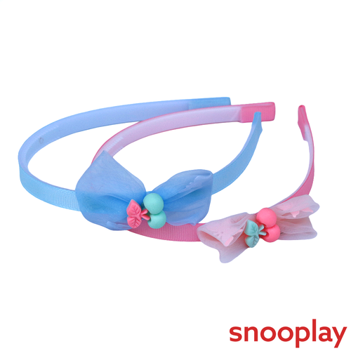 Baby Doe Pink and Blue Hair Bands Pack - One Size | Plastic