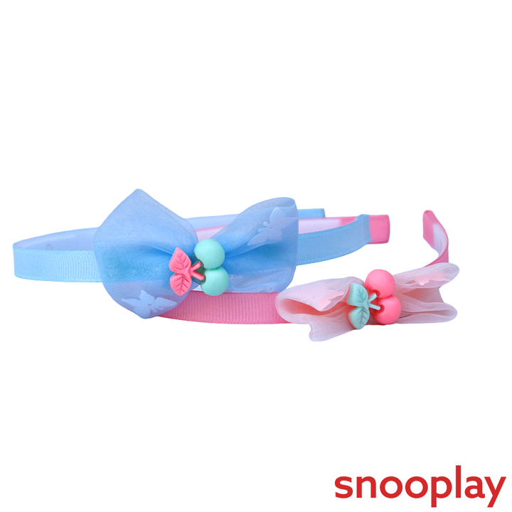 Baby Doe Pink and Blue Hair Bands Pack - One Size | Plastic