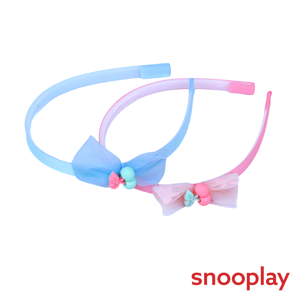 Baby Doe Pink and Blue Hair Bands Pack - One Size | Plastic