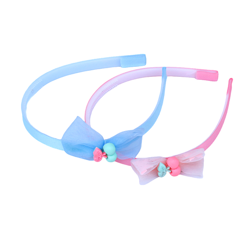 Baby Doe Pink and Blue Hair Bands Pack - One Size | Plastic