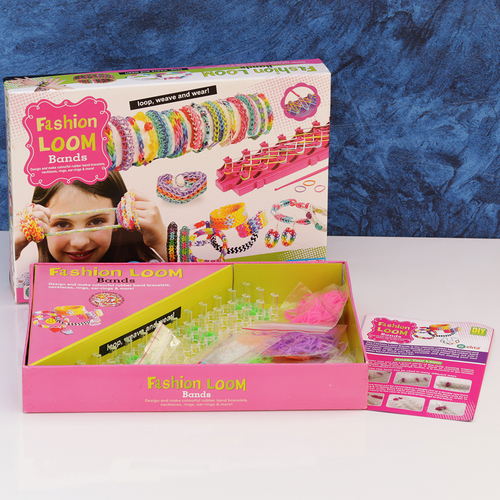 Ekta DIY Fashion Loom Bands Making Kit with Weaving Loom &  1000+ Bands (6-12 Years)
