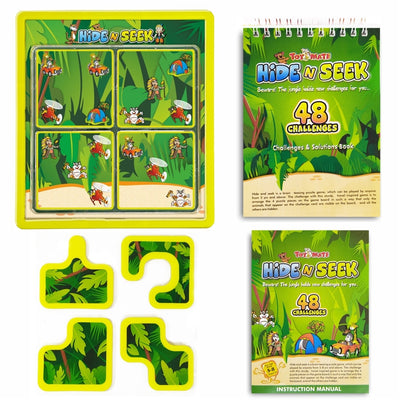 Hide & Seek Jungle- 48 Challenges- an Award Winning Brain Teasing Puzzle Game for Kids