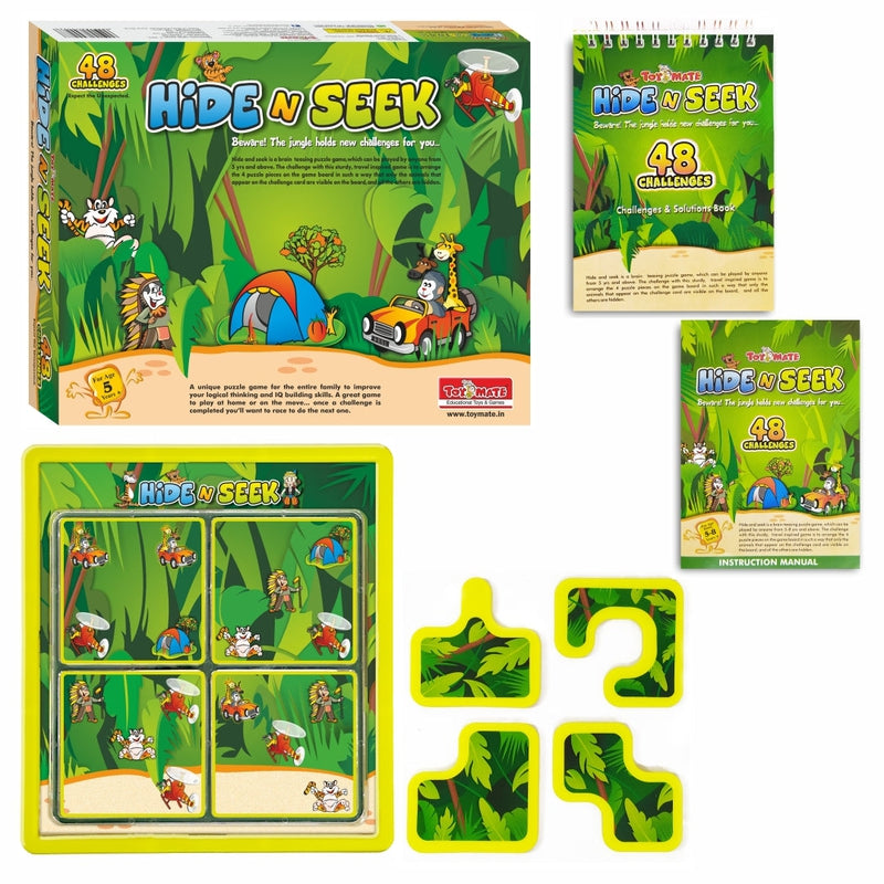 Hide & Seek Jungle- 48 Challenges- an Award Winning Brain Teasing Puzzle Game for Kids