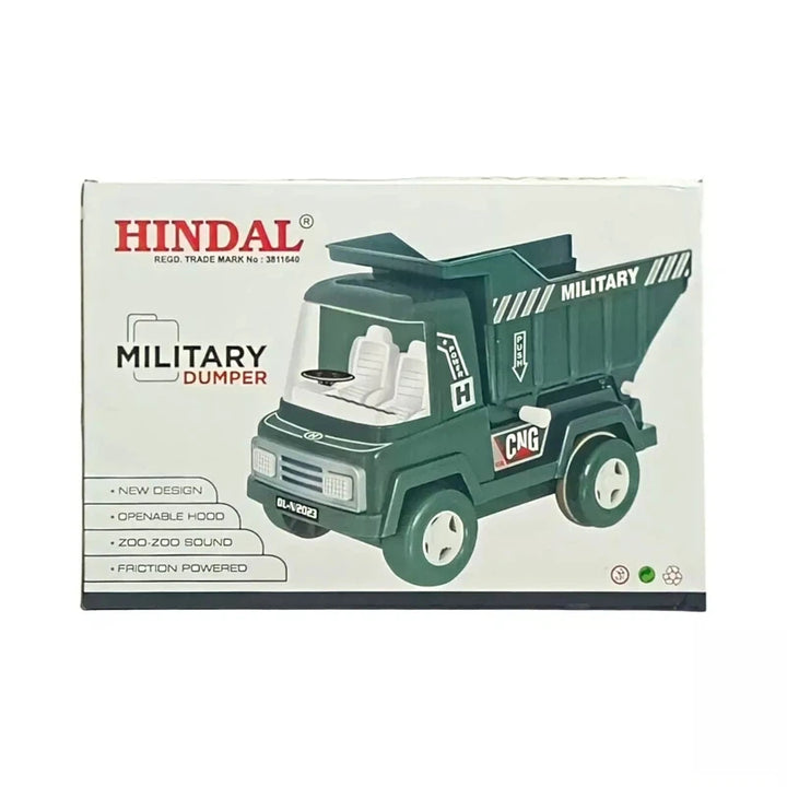 Hindal Military Dumper Friction Toy (2-5 Years)