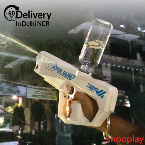 3 Modes Automatic Big Size Holi Pichkari Water Blaster | 8-10m Long Range | Fast USB Charging | Assorted Colors
