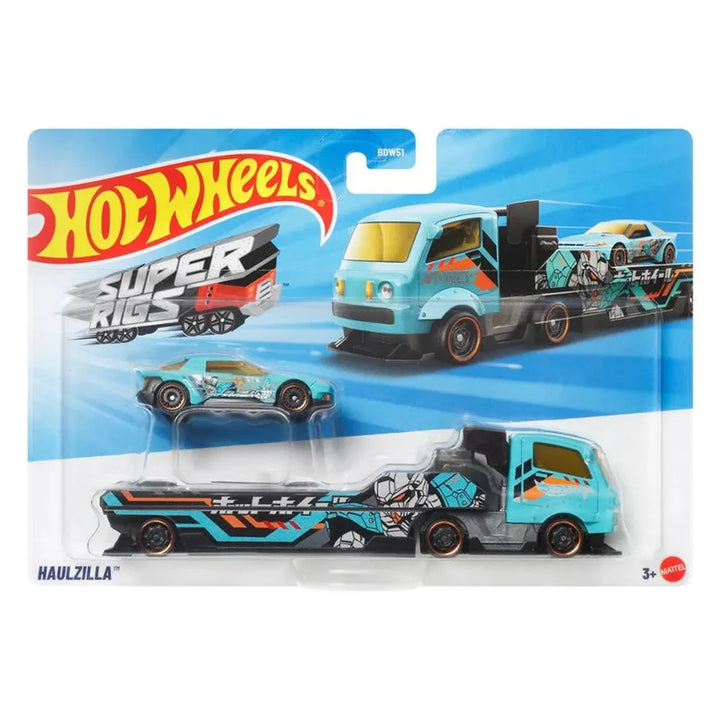Hot Wheels Super Rigs – Haulzilla | Detachable Trailer