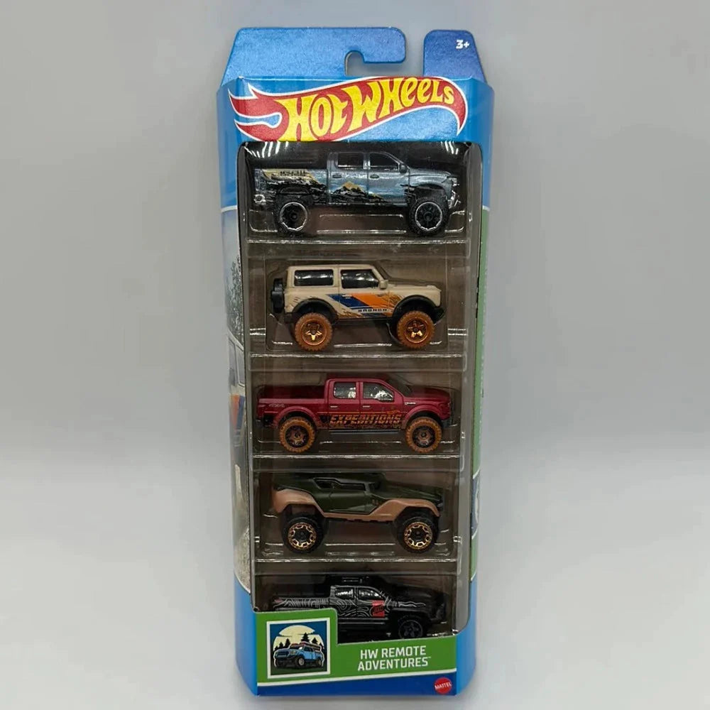 Diecast Hotwheels HW Remote Adventures - Pack of 5 Cars