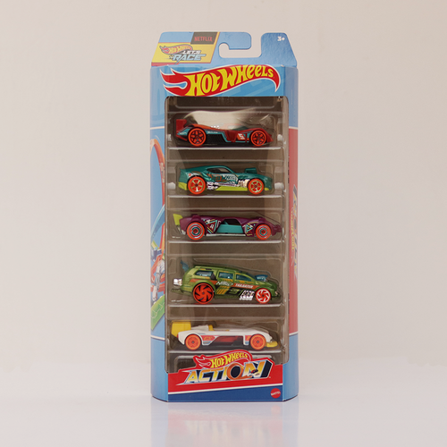 Diecast Hotwheels Action - Pack of 5 Cars