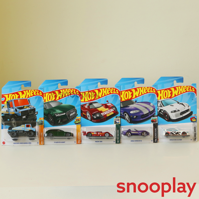 Hot Wheels Car Set of 5 [HW 30] (3 Years Till Grown Ups)