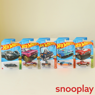 Hot Wheels Car Set of 5 [HW 32] (3 Years Till Grown Ups)