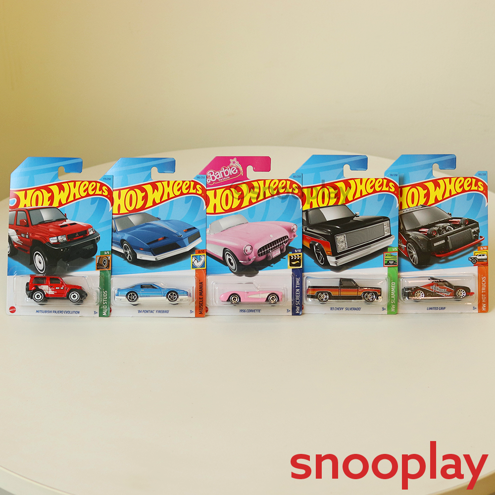 Hot Wheels Car Set of 5 [HW 33] (3 Years Till Grown Ups)