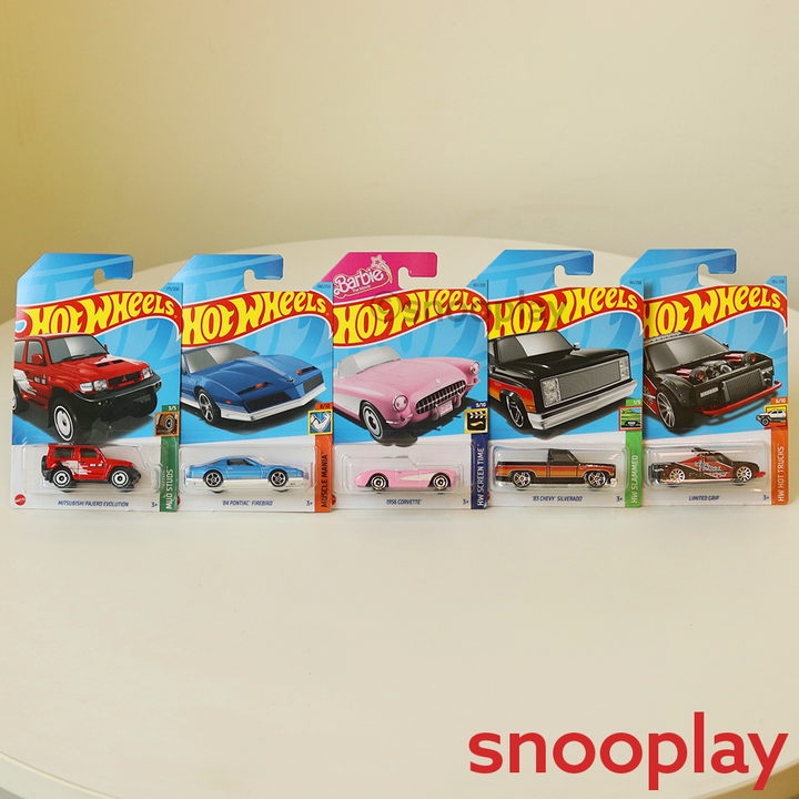 Hot Wheels Car Set of 5 [HW 33] (3 Years Till Grown Ups)