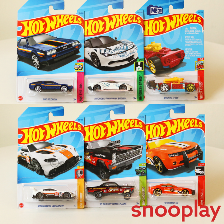 Hot Wheels Car Set of 6 [HW 40]