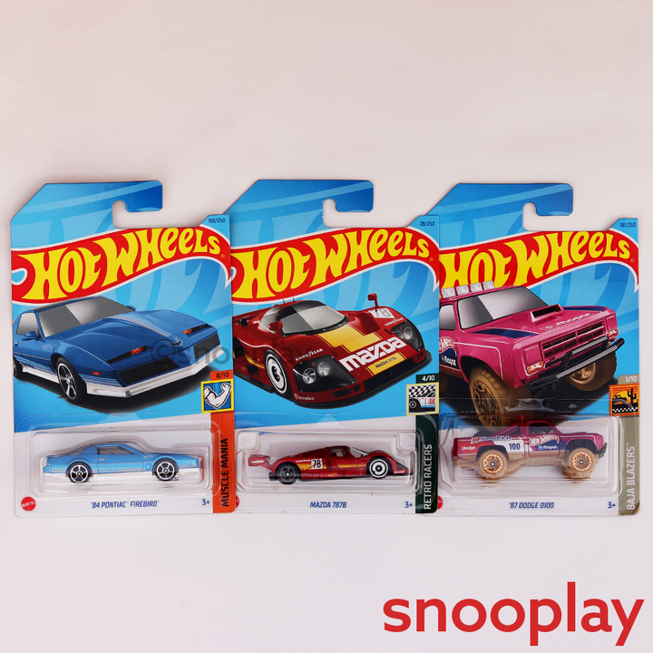 Hot Wheels Car Set of 6 [HW 60]