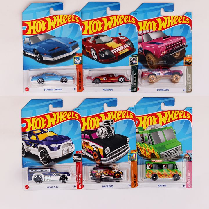 Hot Wheels Car Set of 6 [HW 60]