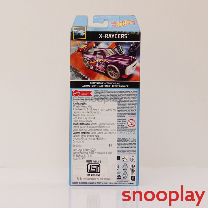 Diecast Hotwheels X-Raycers - Pack of 5 Cars