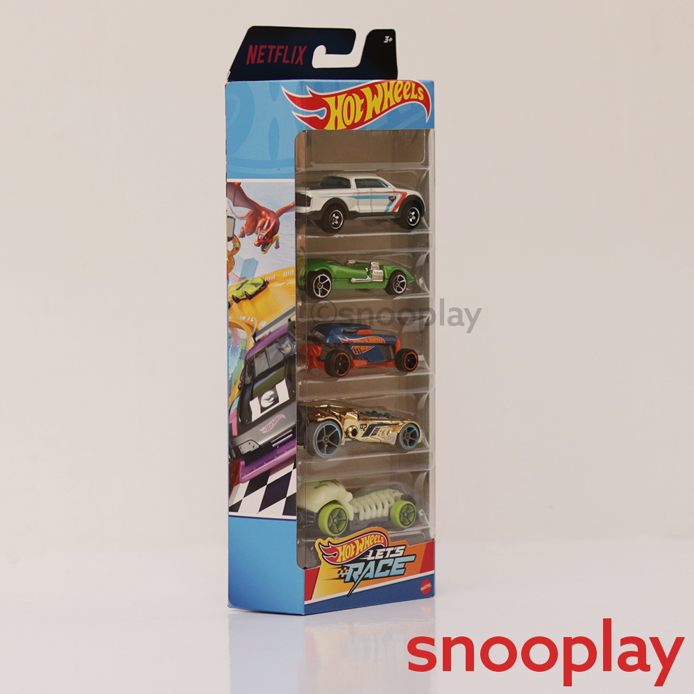 Diecast Hotwheels Let's Race - Pack of 5 Cars