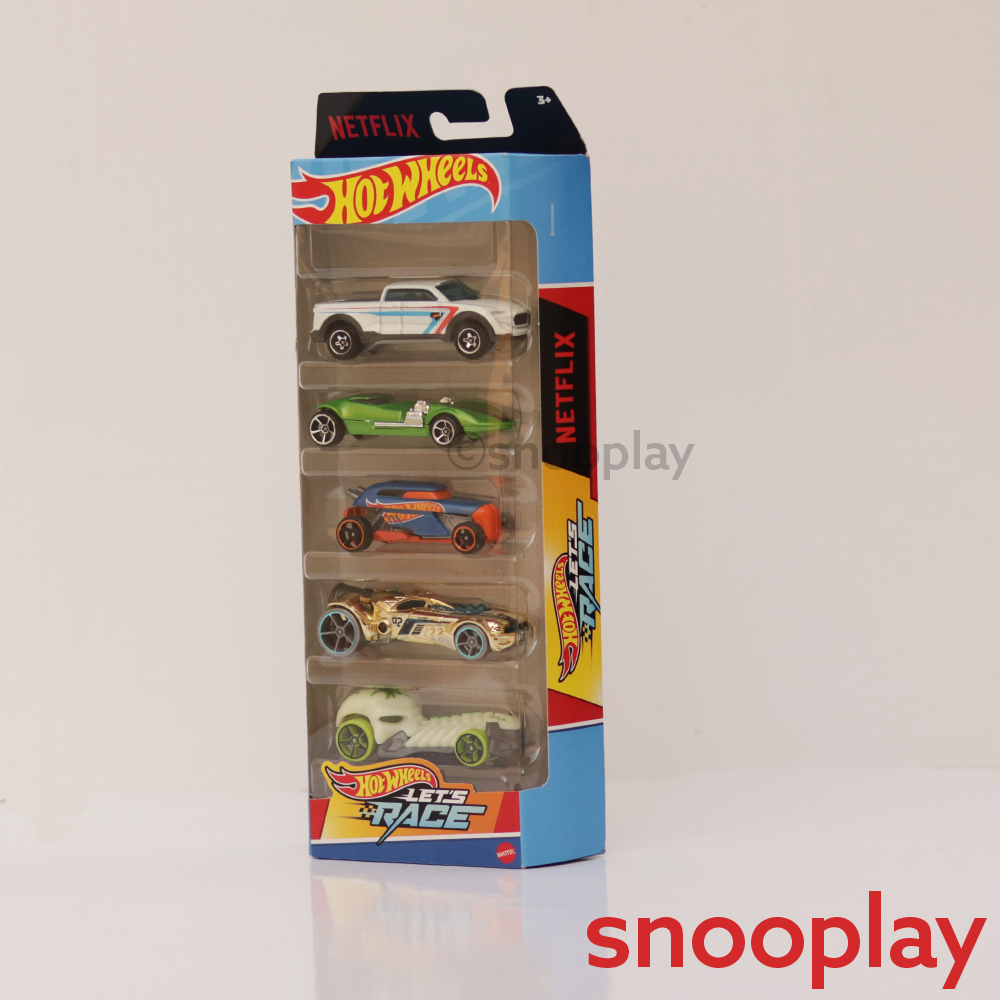 Diecast Hotwheels Let's Race - Pack of 5 Cars