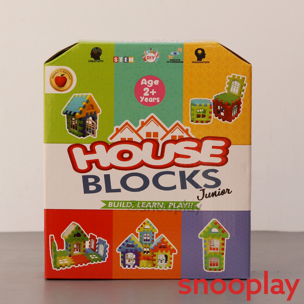 Junior House Building Blocks (20+ Pcs)