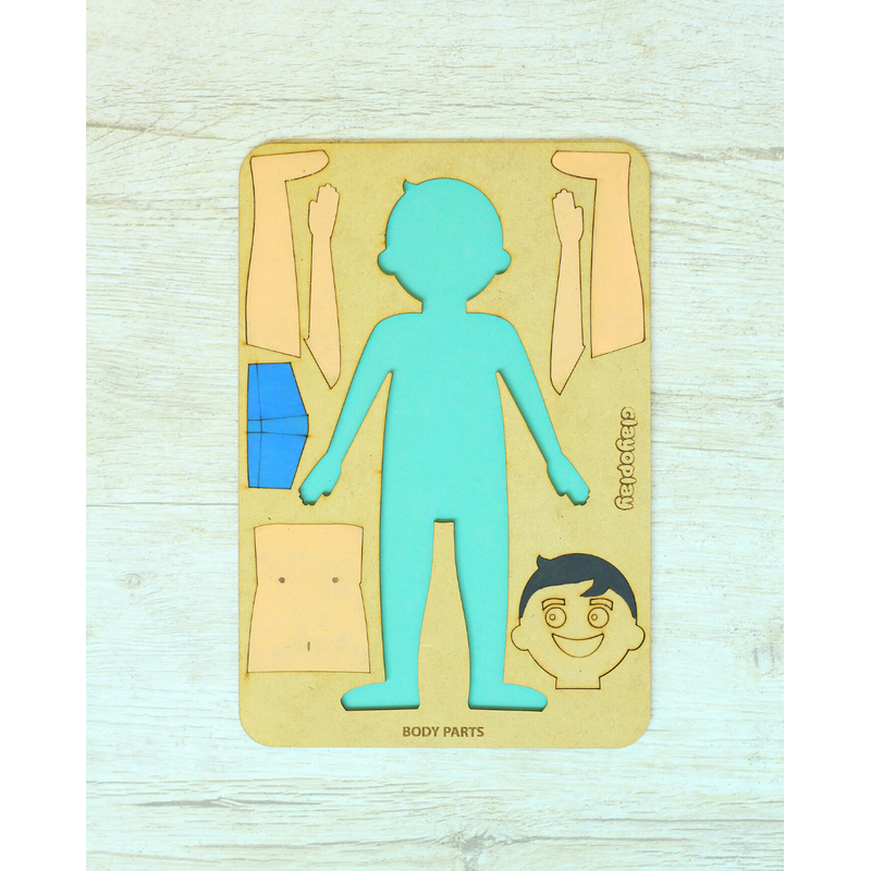 Human Body Anatomy Puzzle Set