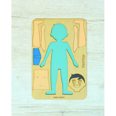 Human Body Anatomy Puzzle Set