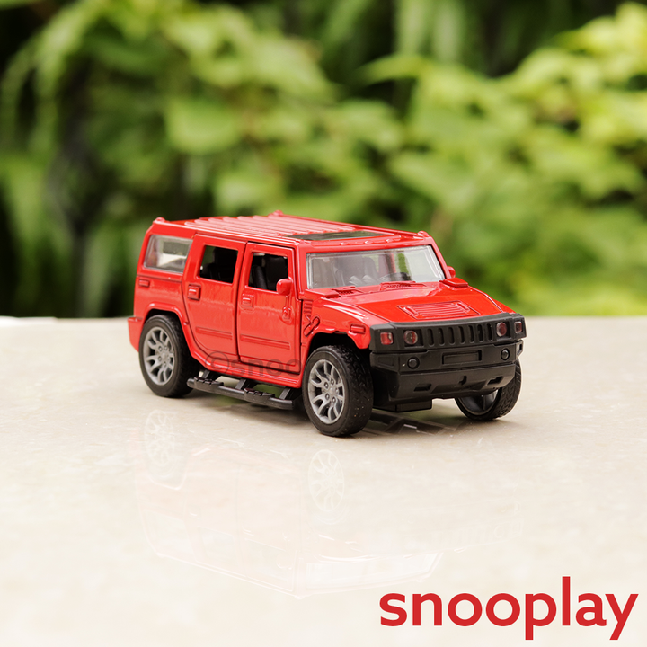 SUV Diecast Car (3221) resembling Hummer (1:32 Scale) - Assorted Colours