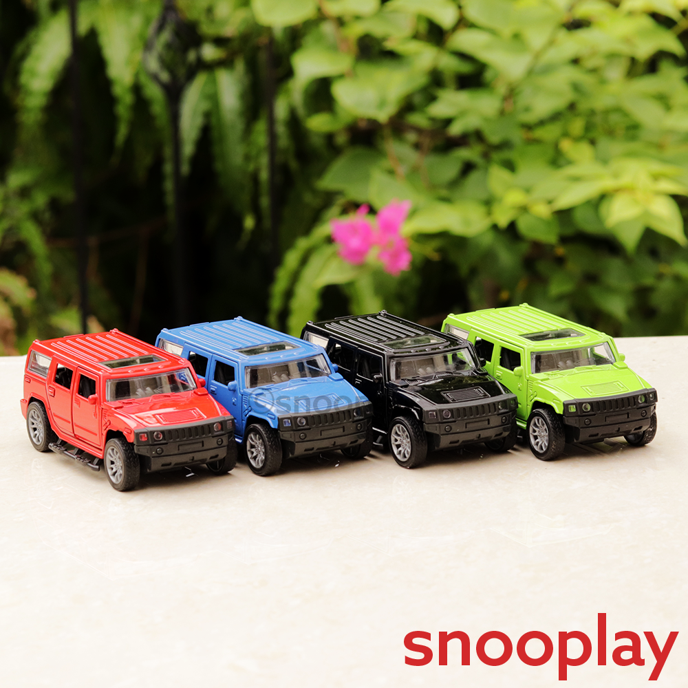 SUV Diecast Car (3221) resembling Hummer (1:32 Scale) - Assorted Colours