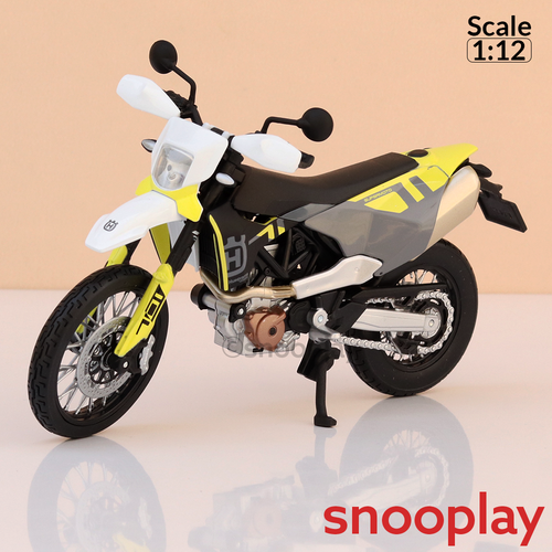 Original 2023 Husqvarna 701 Supermoto Licensed Diecast Bike | 1:12 Scale (14 Years till Grown Ups)