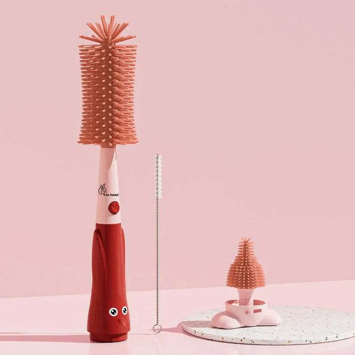 R for Rabbit Feeding Bottle Cleaner 3-in-1 Multipurpose Brush Set | Hygo Care Bunny Baby