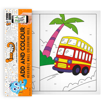 Add and Colour - Wall Colouring Roll For Kids