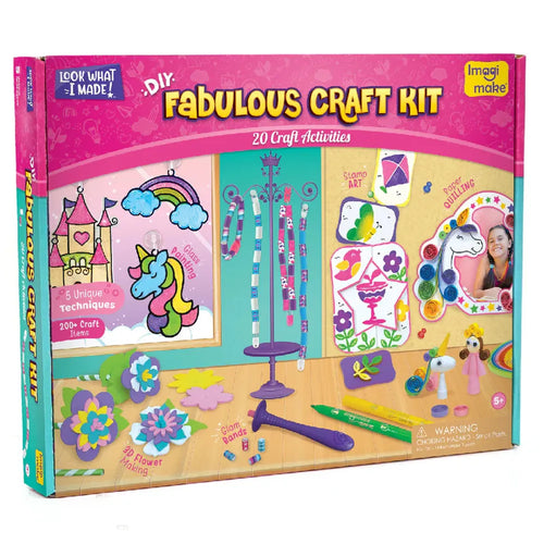 Imagimake Fabulous DIY Craft Kit - 20 Craft Activities