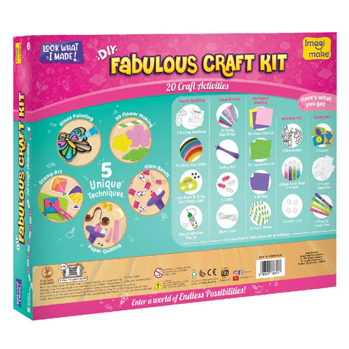 Imagimake Fabulous DIY Craft Kit - 20 Craft Activities