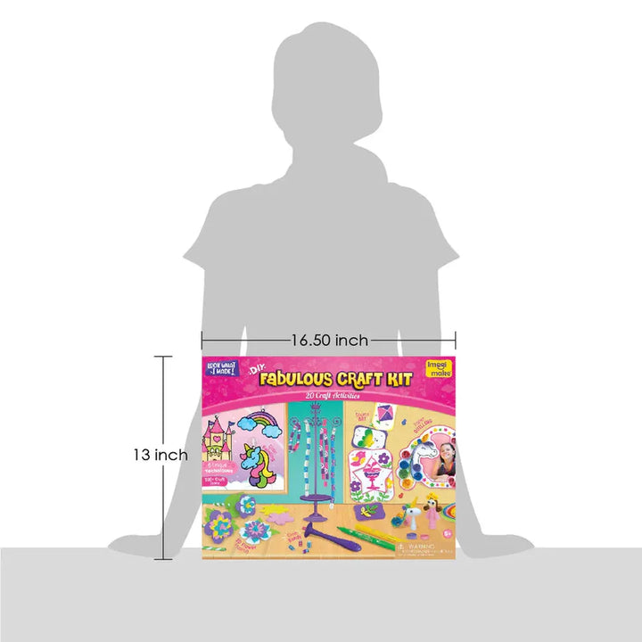 Imagimake Fabulous DIY Craft Kit - 20 Craft Activities