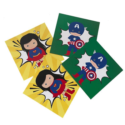 Superhero Flashcard Memory Game