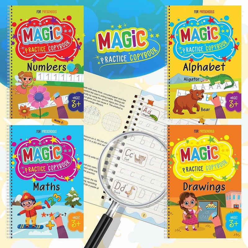 Magic Practice Book (4Pcs)
