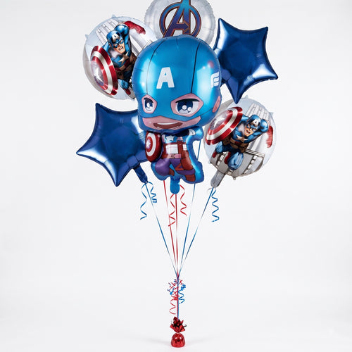 Blue Cartoon Character Foil Balloons | Party Decoration Balloons | 5 Pieces