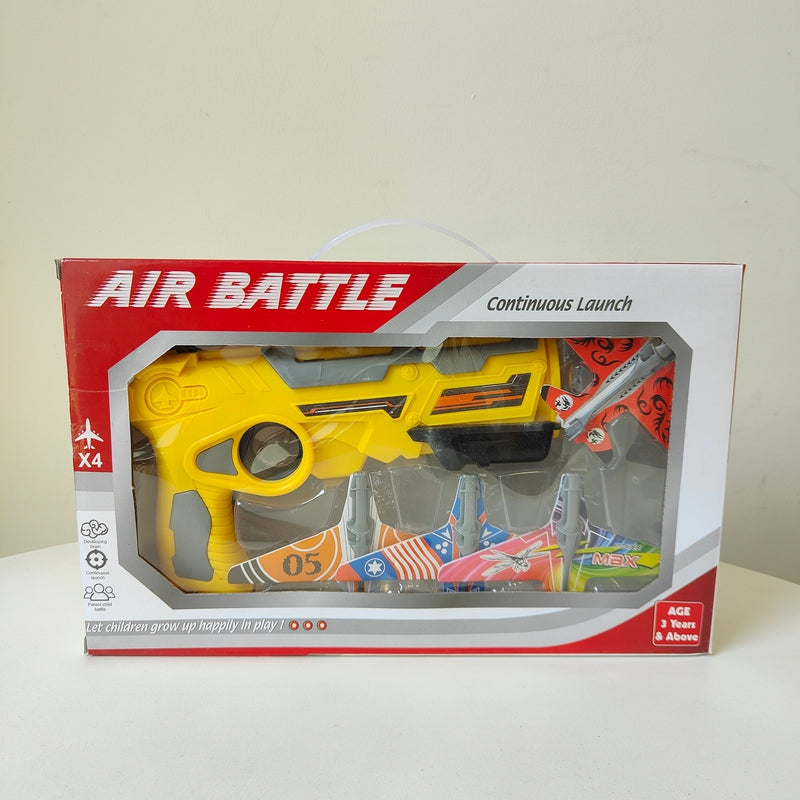 Aeroplane Launcher Toy for Kids (Assorted Colours)