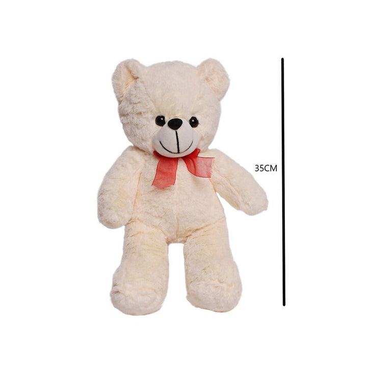 Cute & Adorable Cream Teddy Bear Soft / Plush Toy | Height - 35 cm