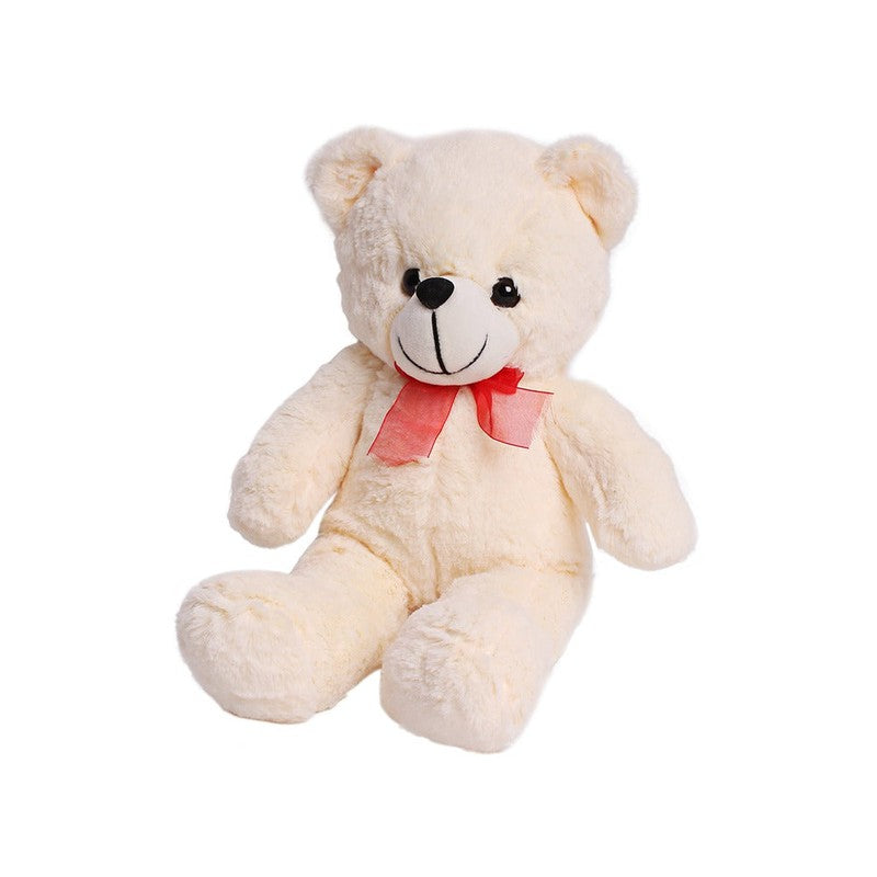 Cute & Adorable Cream Teddy Bear Soft / Plush Toy | Height - 35 cm