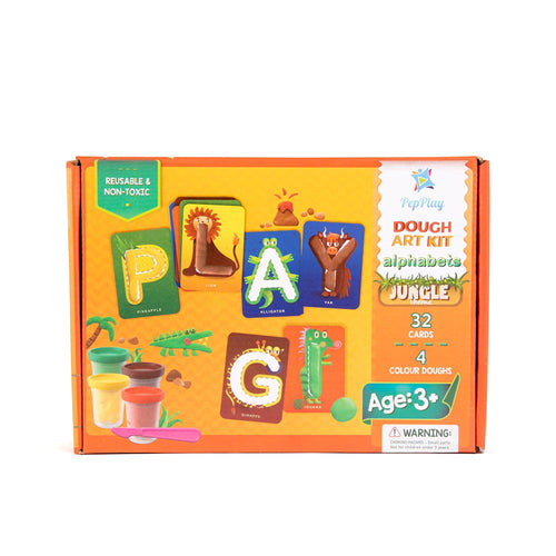 Dough Art Kit - Alphabets Jungle Theme (3-8 Years)